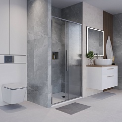 Niagara Душевая дверь в нишу Nova 130x195 NG-65-13CH – фотография-4